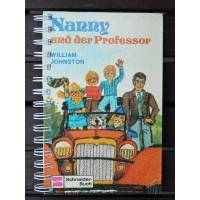 Notizbuch "Nanny und der Professor" aus altem Kinderbuch upcycling Bild 1