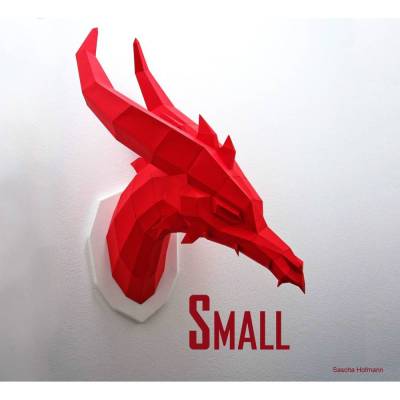 Kleiner Drache - ein Paperwolf Bastelbogen