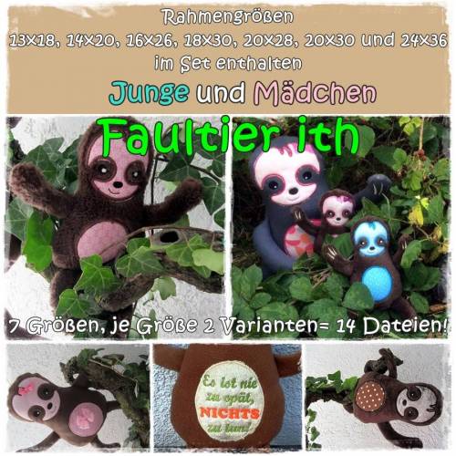 Faultier ITH 14 Dateien 13x18 bis 24x36