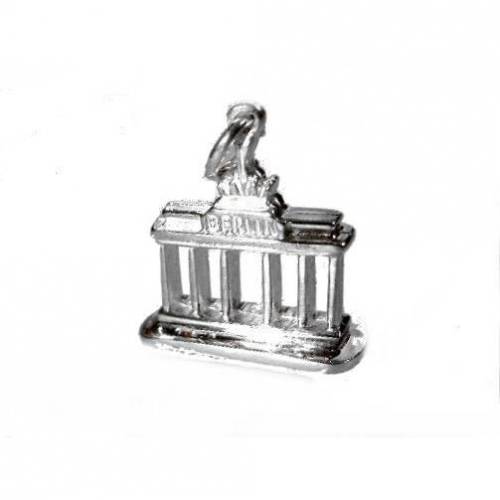 Brandenburger Tor Anhänger Silber 925  Berlin Souvenir Silberanhänger Berlin