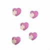 Kinderknöpfe Herzen als Kunststoffknöpfe in pink 15 mm Bild 7