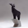 Steinbock DIY Skulptur, Bastelbogen von Paperwolf, Ausschneidebogen, 3D Origami, Steinbock Statue aus Papier, Bergziege zum selber basteln Bild 2