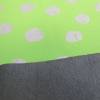 Reststück: 1m x 1,45 m Softshell Magic Reflection Punkte Dots   grün ( 1m/10,00€ ) Bild 2
