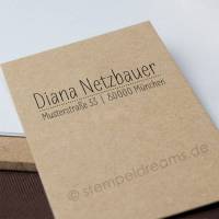 Kleiner Adressstempel - Motiv: Diana Netzbauer Bild 1