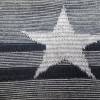 Jacquard Jersey Jersey Metallic Sterne  schwarz-silber  (1m/10,-€) Bild 2