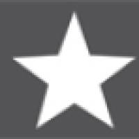 ECO Vlies Bordüre: Große Sterne - grau - 10 cm Höhe Bild 7