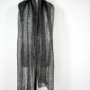 Dunkelgraues Lace-Tuch aus zartem Mohair, leichtes Schultertuch gestrickt, duftiger Damenschal neutrale Farbe Bild 5