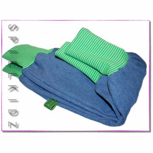 Pumphose Mitwachshose Jeans grün/grün Kinderhose