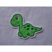 Applikation / Aufnäher süsser Dino, Dinosaurier Bild 1
