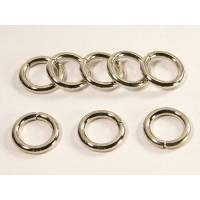 8 Ringe nickel 27mm Ring für Taschen Bild 1