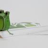 Postkarte "Mini-Frosch" zum Selberbauen. Bastelbogen DIY 210x105mm Bild 3