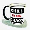 Tasse mit Spruch, Chill - it's only Chaos, 2-teiliges Geschenk-Set Bild 2