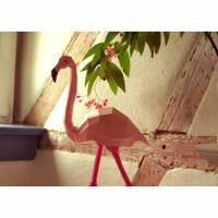 Flamingo DIY Bastelbogen von Paperwolf Bild 1