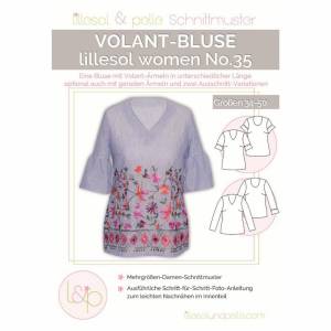 Volant Bluse - Papierschnittmuster - Lillesol und Pelle - Women No.35 Bild 1