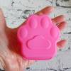 Tatze Pfote  Silikon Form  Hund / Katze pink Mold ,Kuchenform, Seife, Bild 5