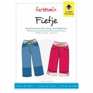 Fietje - Hose für Jungs und Mädchen - farbenmix - Papierschnittmuster Bild 1