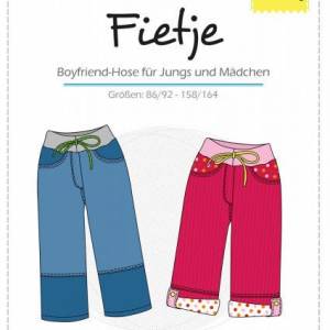 Fietje - Hose für Jungs und Mädchen - farbenmix - Papierschnittmuster Bild 3