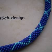 Häkelkette, gehäkelte Perlenkette * Blaukraut bleibt Blaukraut Bild 2