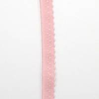 Schrägband elastisch, 12mm, vorgefalzt, Gummi, Elastic, nähen, Meterware, 1meter, rosa Bild 3