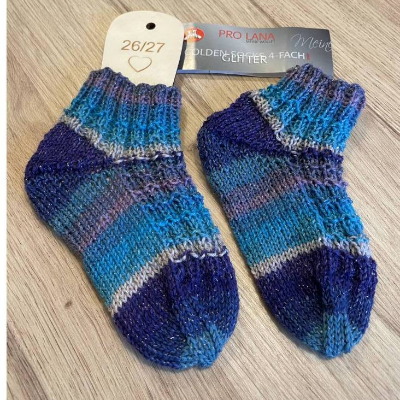 Handgestrickte Socken Gr. 26/27