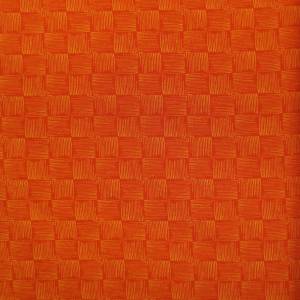 French Terry Karos Orange - 18,50 EUR/m - gestreifte Karos - Rick von Swafing Bild 3