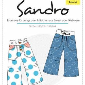 Sandro - Tobehose - Papierschnittmuster - farbenmix Bild 3