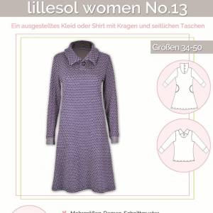 Winterkombi Kleid und Shirt - Papierschnittmuster - Lillesol und Pelle  women No. 13 Bild 3