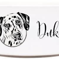 Keramik Futternapf DALMATINER ︎ personalisiert ︎ Hundenapf mit Name Bild 1