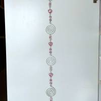 Sonnenfänger / Suncatcher mit fliederfarbenen Perlen 83 cm Lang Bild 3