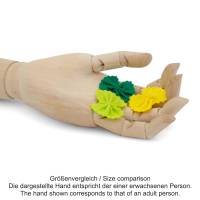 Nudeln aus Filz in Papiertüte, dunkelgrün, 3er Set aus je 10 Stk. Tagiatelle, Farfalle und Ravioli Bild 5