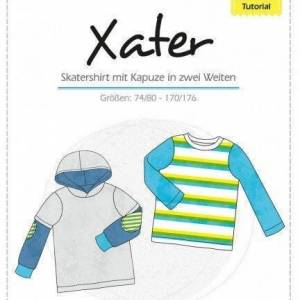 Xater - Skatershirt - Papierschnittmuster - farbenmix Bild 3