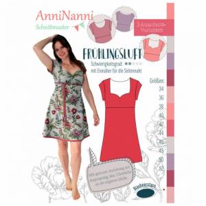 Frühlingsluft Kleid von AnniNanni - Papierschnittmuster Bild 1