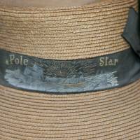 Antiker Strohhut "Pole Star" von 1900 Bild 7