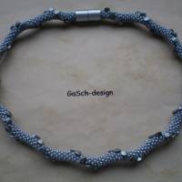 Häkelkette, gehäkelte Perlenkette * Frisch geputztes Tafelsilber Bild 2