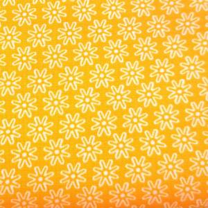 Stoff Blume gelb - 8,00 EUR/m - Baumwolle - Patchwork Bild 1