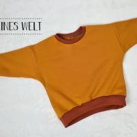 Oversized Sweater in Erdtönen - uni oder gestreift Bild 7