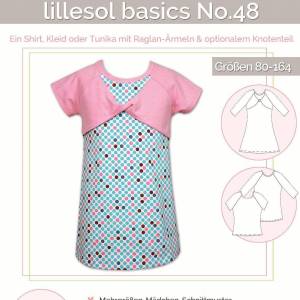 Knotenraglan - Papierschnittmuster - Lillesol und Pelle - Basics No.48 - Kinderschnittmuster Bild 3