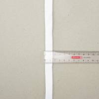 Flache Kordel Hohllitze, Baumwolle, 13-17mm breit, Hoodie, Meterware, 1meter, nähen, weiß Bild 3
