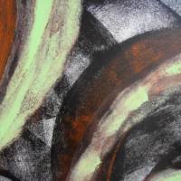 Acrylbild NOVEMBERSTRÖME Acrylmalerei Gemälde auf einem Keilrahmen abstrakte Malerei Wanddekoration schwarzes Bild Bild 10