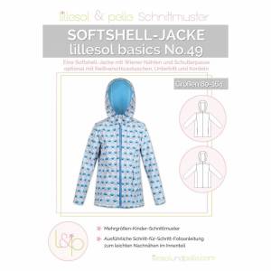Softshell Jacke - Papierschnittmuster - Lillesol und Pelle - Basics No. 49 - Kinderschnitt Bild 1