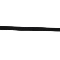 Flache Kordel Hohllitze, Baumwolle, 13-17mm breit, Hoodie, Meterware, 1meter, nähen, schwarz Bild 2