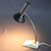 Vintage Tischlampe mit Schwanenhals Bild 2