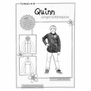 Quinn Jungen-Softshelljacke - Papierschnittmuster - farbenmix Bild 1