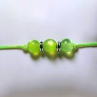 Perlen Armband Apfelgrün Bild 2