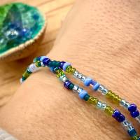 Perlen Armband „blau“ Bild 2