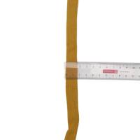 Flache Kordel Hohllitze, Baumwolle, 13-17mm breit, Hoodie, Meterware, 1meter, nähen, ocker Bild 3