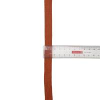 Flache Kordel Hohllitze, Baumwolle, 13-17mm breit, Hoodie, Meterware, 1meter, nähen, orange-dunkel Bild 3