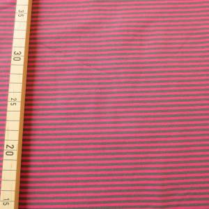 Jersey Ringel - 14,50 EUR/m - pink - dunkelgrau Bild 1