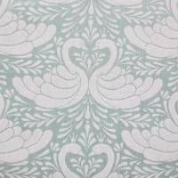 AU Maison Wachstuch Oilcloth Swan-Dusty Turquoise, Oeko-Tex Standard 100 ( 1m/18,-€) Bild 2