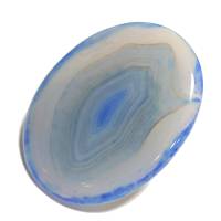Ring Achat eisblau blau pastell mit 62 x 50 mm riesig großem Stein großer statementring very peri verstellbar Bild 2